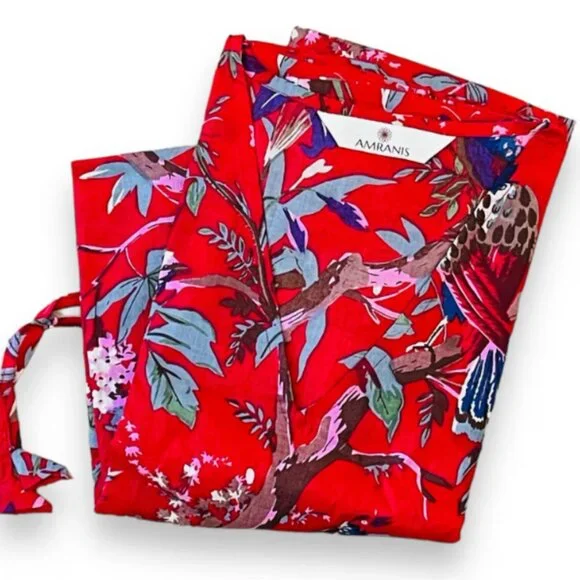 BRAND NEW Block printed kaftan maxi dress Dressing Indian cotton Summer Dress - Picture 5 of 7